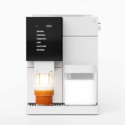 Comparison: Most Expensive Coffee Maker 6 Terra Kaffe Super Automatic Espresso Machine - App-Enabled Coffee Machine - Auto Wake & Sleep - All Milk Types - Roaster-Approved Espresso Settings - Cappuccino Machines for Home - White TK-02