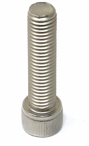 Image of iexcell 5 Pcs M12 x 50mm Thread Pitch 1.75 mm Stainless Steel 304 Hex Socket Head Cap Screws Bolts Kit
