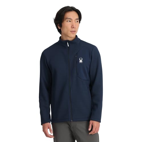 Image of Spyder Men's Bandit Hybrid Full Zip Mid Layer Jacket