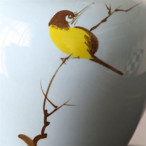 Lampe de table en céramique peinte à la main, la poésie d'un reflet - 3