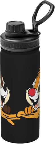 チップとデール 水筒 真空断熱 保温 保冷 スポーツボトル 人気 ステンレスボトル スポーツ飲料対応 漏れない 直飲み530ml 男の子 女の子 おしゃれ 大人 子供