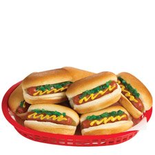 Vienna® Beef Pups 10 Lbs. 160 Count (3 Inch Mini Franks) #TOP3