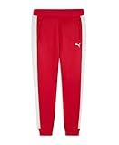 Puma Boy's T7 Foundations Heavy Pique Jogger, for All Time Red, XL