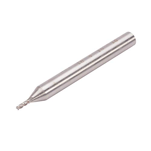 Image of Auniwaig 1 /16 inch 4 Flutes Straight Shank End Mill Cutter, HSS-AL Spiral Bits Cut Assembled On Milling Machines, Round Shank Milling Cutting Tool for Stainless Steel Alloy Copper Metal 1Pcs