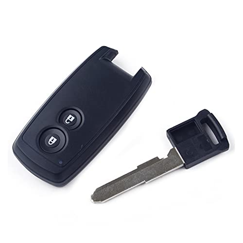 CRTXBCG Coque de clé 2 Boutons Télécommande Coque Coque Coquille Coquille Fob Fit pour Suzuki Grand Vitara SX4 2006-2010 2011 Swift 2011 2012 2013 XL-7 2009 Pièces de Rechange de Voiture