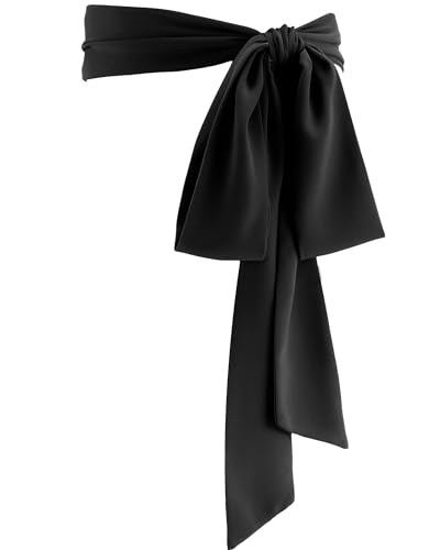 Glitopper Women Chiffon Sash Belt Dress Sash Waist Bridal Wedding Belt 50s Accessories...