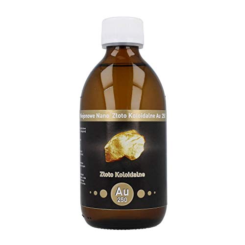 Nonionic nano colloidal gold Au 250 300ml Vitacolloids