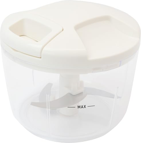 Estale みじん切り器 2way ハンディーチョッパー 便利 な そのまま 保存フタ付き 400ml 電源不要 手動 フードプロセッサー フードカッター ブレンダー
