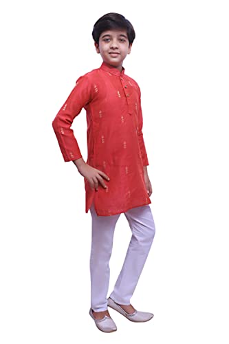 Image of Pro-Ethic Style Developer Boys Cotton Solid Kurta Pyjama | Kurta Paijama Set, (S-131)