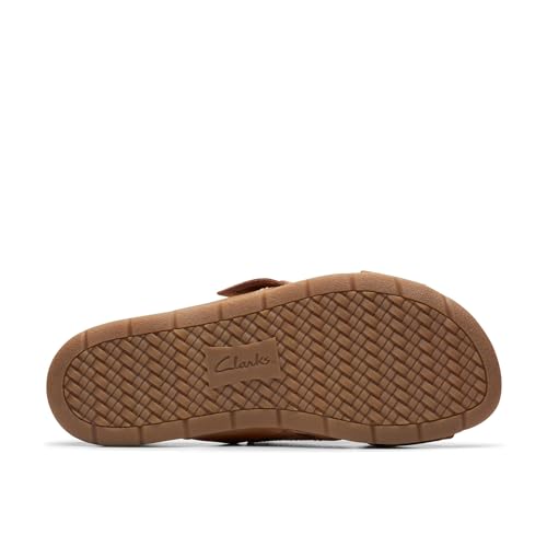 Clarks Collection Women's Reileigh Bay Slide Sandal, Cinnamon Leather, 11 Medium US - image 4