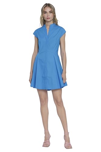 Image of Donna Morgan Women's High Neck Fit and Flare Shirtdress Women's Dress | Summer Dresses for Women