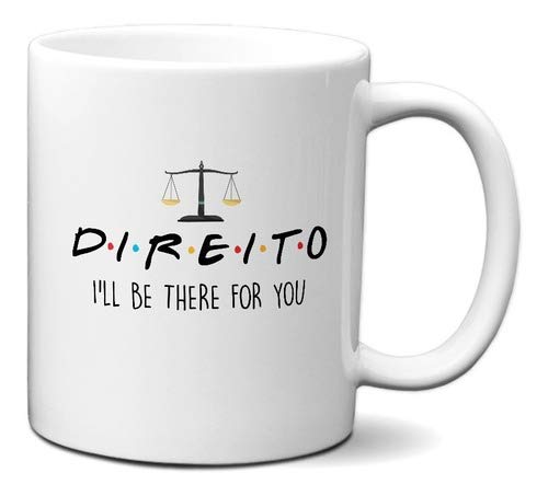 Caneca Direito Frase Friends Presente Criativo Advocacia