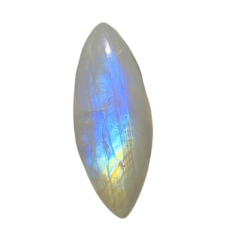 Pierre de lune pour créer vos bijoux en cabochon marquise 35mm idéal pour collier de style bohème