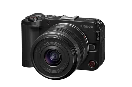 Canon EOS R50 V Mirrorless Camera Kit with RF-S14-30mm F4-6.3 is STM PZ Lens – Black | 24.2 MP APS-C Sensor, 4K Video, Compact Design view 1