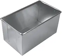 FORMA RETANGULAR PARA BOLO E PÃO CASEIRO 20X10X10 ALUMÍNIO