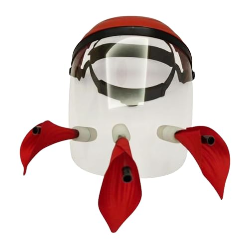 Gralara Hummingbird Feeder Hummingbird Mask Feeder Face Masque Feeder Hummingbird Face Cover Wild Bird Feeder for Yard Garden Patio 3 Feeding Ports 26cmx28cm
