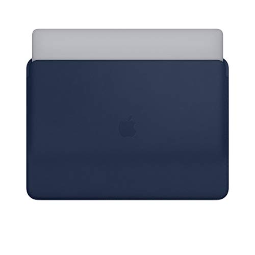 Image of Apple Leather Sleeve (for 15-inch MacBook Pro) - Midnight Blue