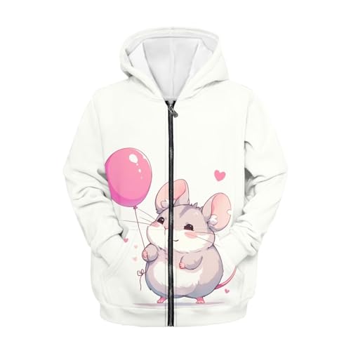 Kids Boys Girls Zip Up Hoodie Sweatshirts Hoody Coat Casual Hoodies with Pocket Fall Sports Hoodies