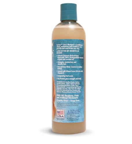 Image of Bio-Groom 355ml Dog Shampoo, Gentle Tear Free Pet Grooming for Dogs & Cats, Deep Cleansing Moisturizing Formula for Soft Healthy Shiny Coats (Shampoo Plus Conditioner)