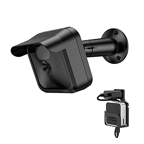 Ayotu Wall Mount is Compatible with Blink XT2/Blink Outdoor/Blink Indoor, Waterproof Protective Housing with 360Â°Adjustable Iron Mount, with Blink Sync Module Outlet Mount, 1 Pack