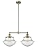 Innovations Lighting 209-AB-G544-LED Large Oxford 2 Light Chandelier Part of The Franklin Restoration Collection