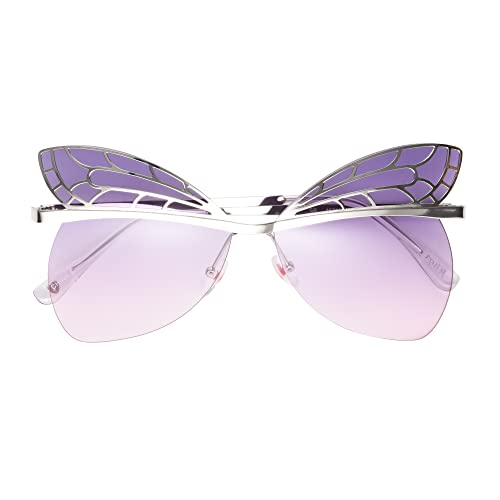Betsey Johnson Womens Butterfly Babe Sunglasses Sunglasses, Silver, 61mm US4