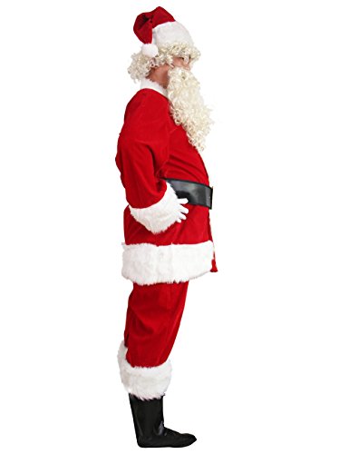 Whobuy Men's Deluxe Santa Suit 11Pc. Christmas Adult Santa Claus Xl #TOP3
