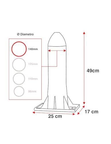 Tubo con ogiva per la preparazione degli arrosti e...