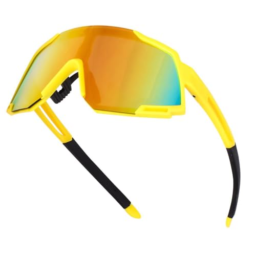 Image of Sports Sunglasses for Men & Women | UV400 Protective Shield Lens | Lightweight Cycling Glasses for Running, Cricket, Bike Riding, Driving, Baseball, Fishing & Outdoor Sports