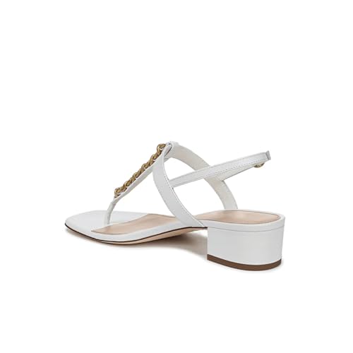 Square Toe Heeled Sandals Chunky Heel Thong Sandal with Metal Hardware T Straps Slingback Dressy Sandals2