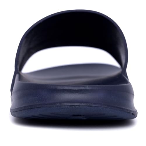 Image of Nautica Men's Open Toe Slide Sandals - Comfortable Indoor & Outdoor Shower Slippers