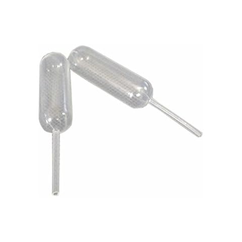 100 Pcs Mini Clear 4ml Plastic Transfer Pipettes Food Cupcake Squeeze Dropper Liquid Dropper Pipettes Cover