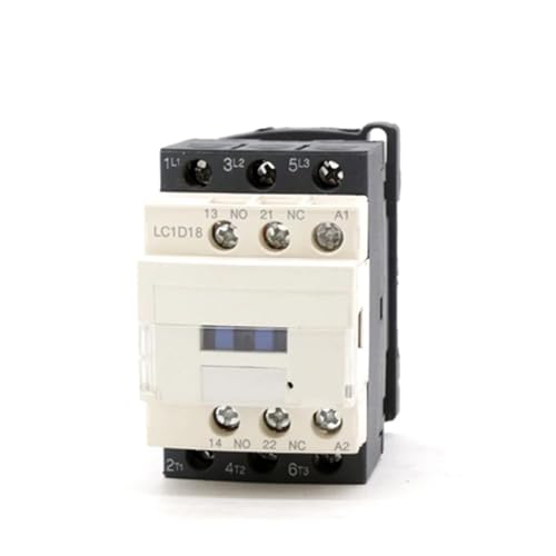 Contacteur de relais AC LC1-D18 1NO 1NC 18A commutateur triphasé 380V