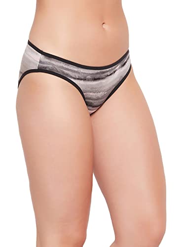 Image of Clovia Women's Low Waist Marble Print Bikini Panty in Multicolor
