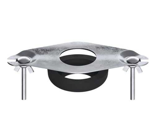 PlumbEZ Easy Fit Close Coupling Kit for Close Coupled Toilets - No Tools Required Bolt and Gasket Donut Kit for Close Coupled Toilet Cistern Kit with Reliable Toilet Seal Ring