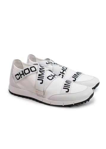 Jimmy Choo Toronto Zapatillas Blancas sin Cordones, de Segunda Mano