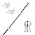 YKFLY Flag Pole Kit 5ft Flag Pole for Outside House, Flag poles with Tangle Free Flag Pole Rings for 3x5 American Flag Mounting Bracket Stainless Steel Heavy Duty for Yard Truck Boat(without Bracket)