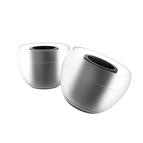 kbear 07 イヤーチップ イヤーピース シリコンイヤホンパッド 音質向上 重低音強化 滑り止め 快適 フィット感 装着感向上 快適 水洗い可能 イヤホンキャップ （黒 、1ペア)