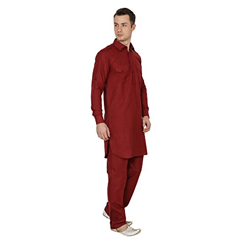 Image of Royal Kurta Men's Cotton Pathani Suit
