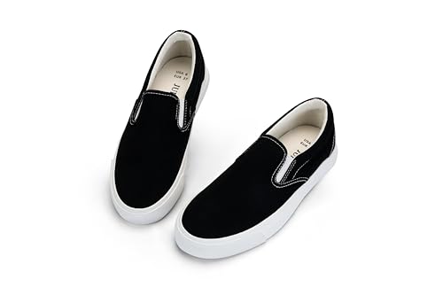 Image of JUDIS Women's Slip on Canvas Shoes Classic Sneakers Loafers Shoes Casual Fashion Shoes
