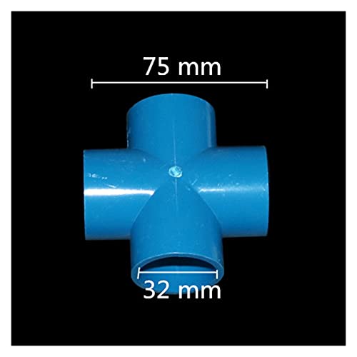 Joint de tuyau PVC 32mm 25mm 20mm connecteur d'irrigation de jardin lot de 3 - 8
