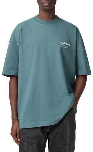 Image of AllSaints Men's Underground Oversized Short Sleeve Crew Neck Shirt