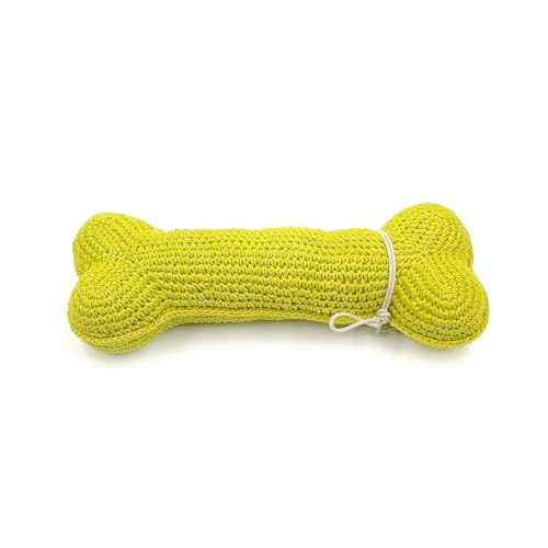 Pets and People Co. Crochet Bone Dog Toy (Yellow) - Chew Toy | Handmade, Safe & Non- Toxic | Non Squeaky | Premium Dog Toy for All Breeds (B0CVGRQZ8N) Amazon Price History, Amazon Price Tracker