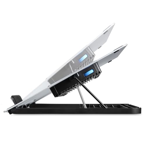 Base enfriadora metálica plegable para laptop 10-16" miniatura 6