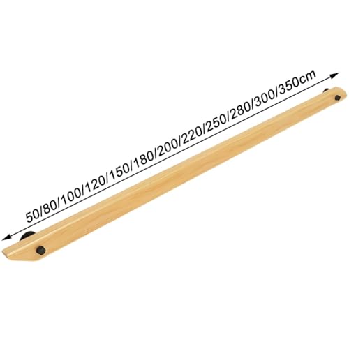 Rambarde en bois pour escalier kit de main courante murale modulable de 30 cm à 3,6 m - 5