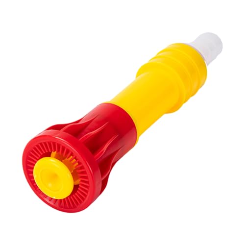 Boquilla de pulverización ajustable, pulverizador de manguera de jardín, herramienta de riego de 9.84 x 2.56 x 0.98 pulgadas con múltiples patrones, cabezal de riego resistente, accesorio para