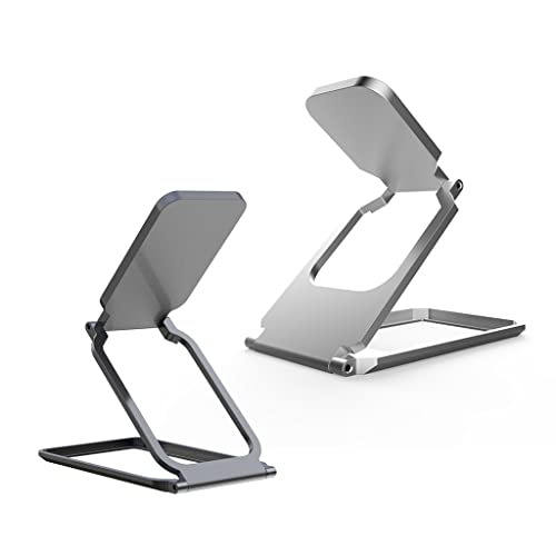 Support de cellule réglable en aluminium argenté surélevé et abaissé