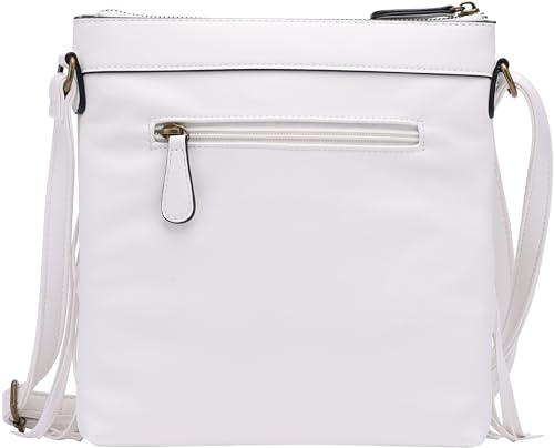 B BRENTANO Vegan Fringed Crossbody Bag with Studs2