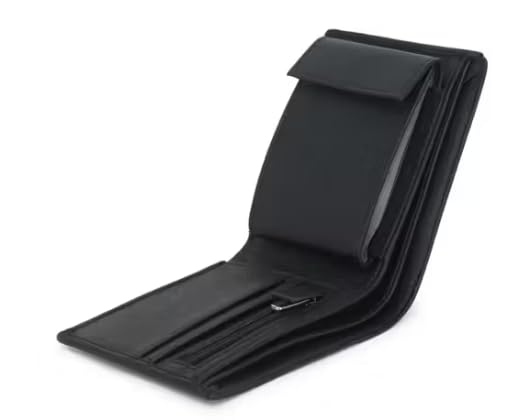 Stylish Modern Mens Wallet, (Black)-image-28