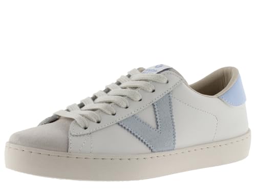 Victoria Baskets Berlin Cuir et Daim 1126142 - Chaussures mixtes style rétro avec pièces colorées